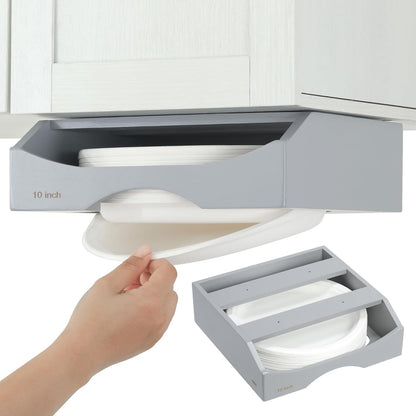 10-inch Paper Plate Dispenser Under Cabinet