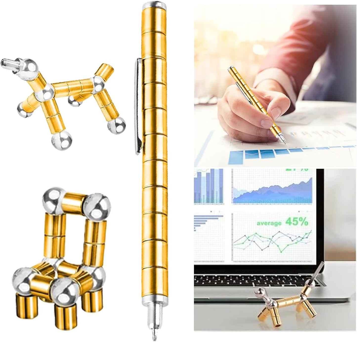 Magnetic fingertip pen, decompression magnetic pen fingertip toy pen