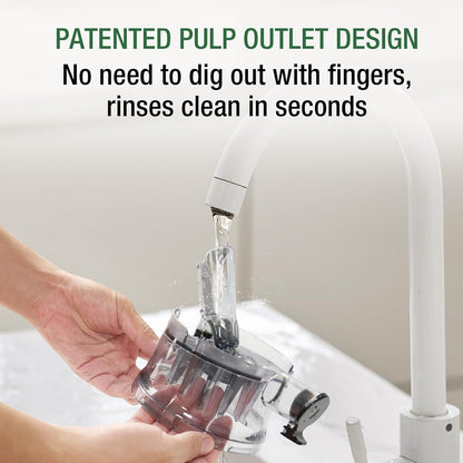 Caedrea Cold Press Juicer Machine – 5.3" Wide Feed Chute, High Juice Yield, Easy to Clean, BPA-Free