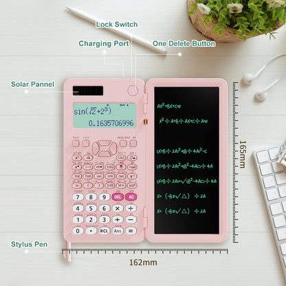 991ES MAX 417 Functions Scientific Calculator 4-Line Display Notepad