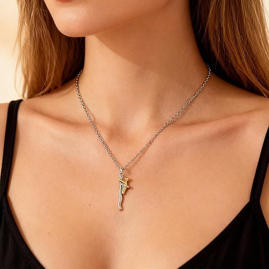 Maviglow™ – 925 Sterling Silver Mother & Child Embrace Pendant Necklace 