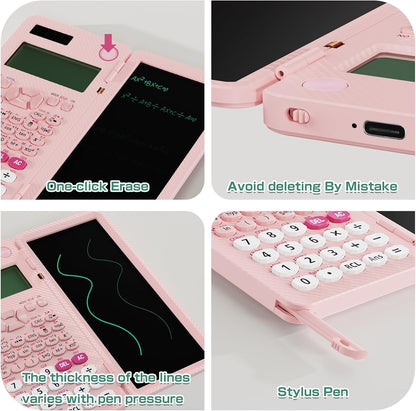 991ES MAX 417 Functions Scientific Calculator 4-Line Display Notepad