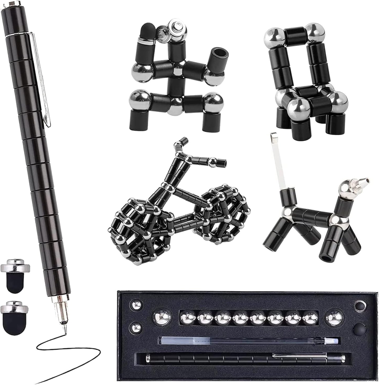 Magnetic fingertip pen, decompression magnetic pen fingertip toy pen