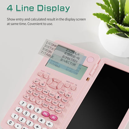 991ES MAX 417 Functions Scientific Calculator 4-Line Display Notepad