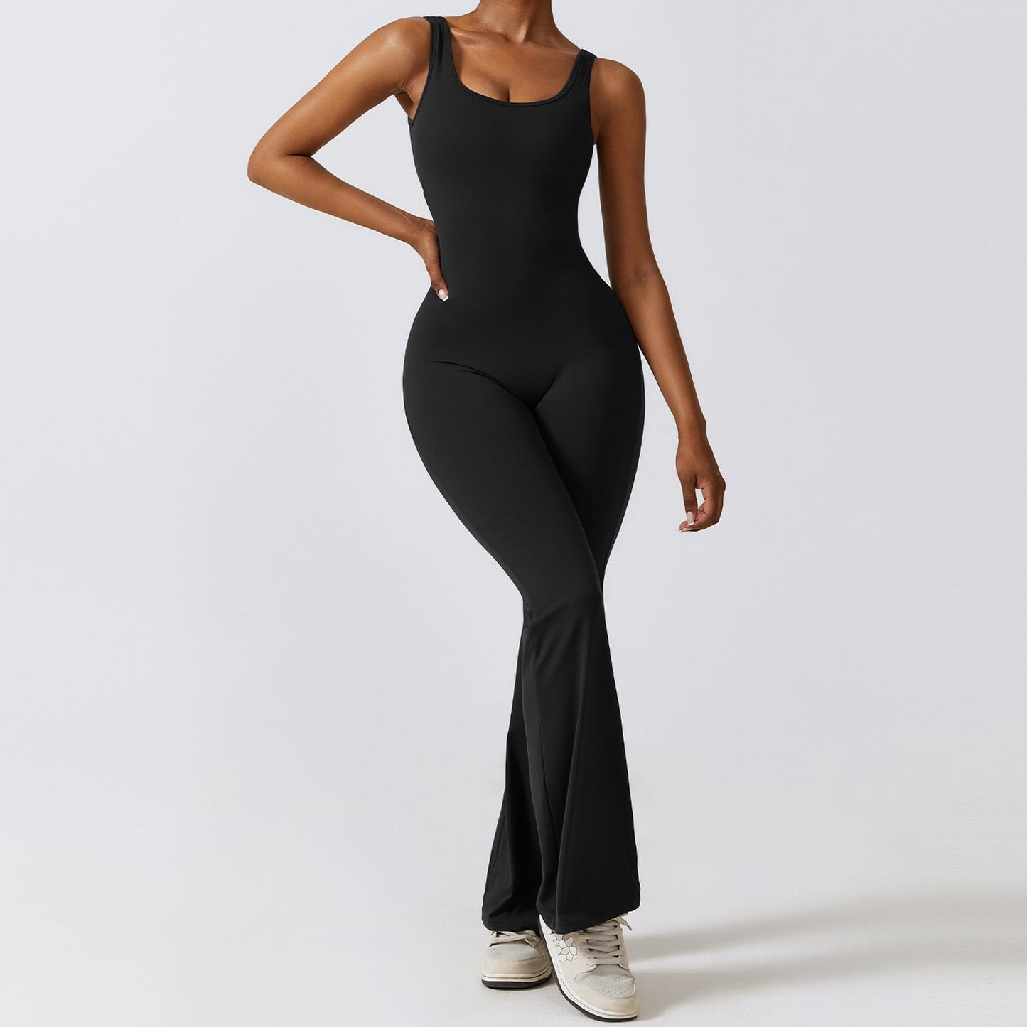 The AuraFlow Backless Jumpsuit - Full Freedom, Sculpted Silhouette + 50% OFF