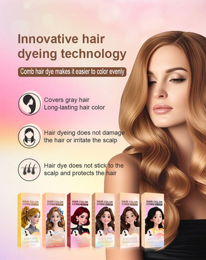 HerbaComb – 3-in-1 Herbal Hair Coloring Comb