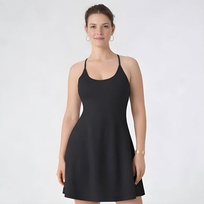 Glidform™ – Built-In Shorts, Pockets & Bra Support Athletic Dress + 50% OFF