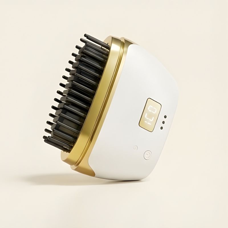 Velura™ – Cordless Hair Straightener Brush with Negative Ions & MCH Ceramic Heat + 50% OFF