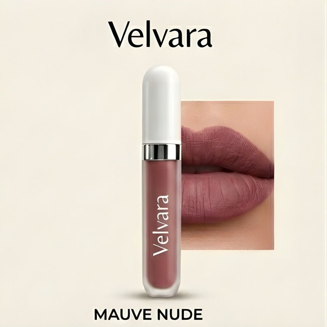Velvara™ – Matte Liquid Lipstick Set, 10 Shades, Waterproof & Vitamin E + 50% OFF