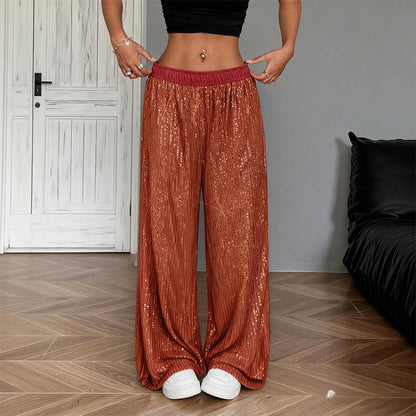 🔥Hot Sale Offers-Women’s Glimtora Wide-Leg Pants with Elastic Waist