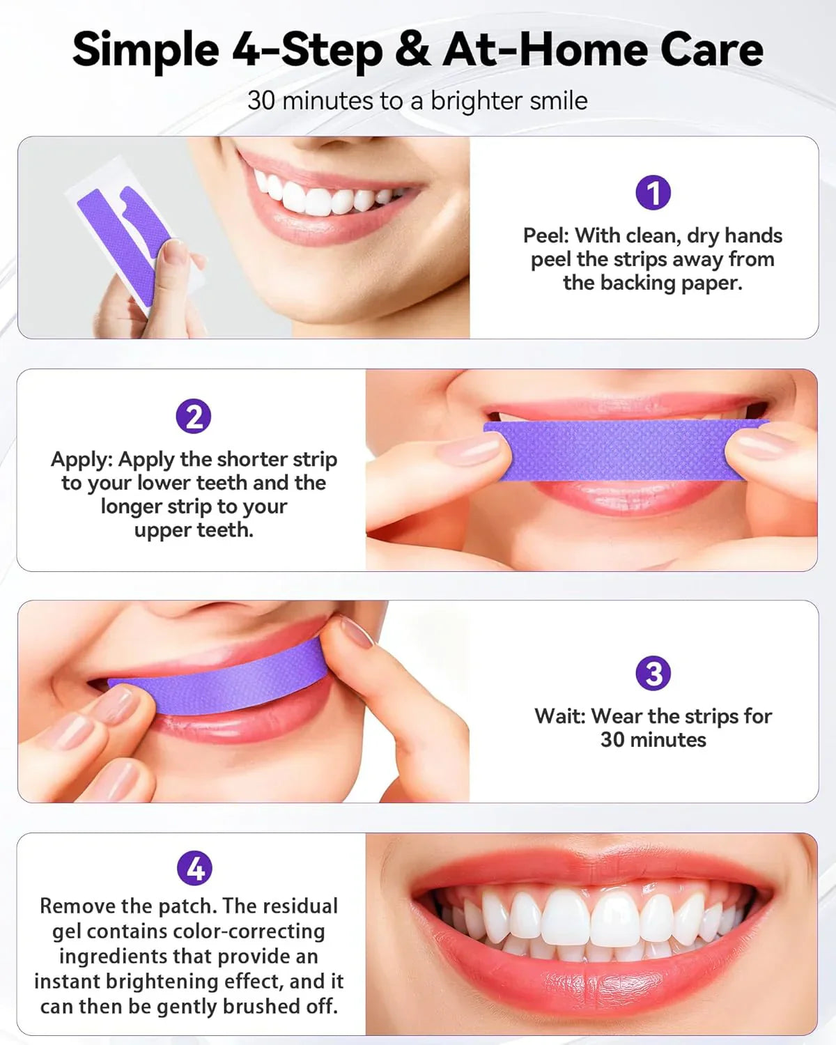 WhiteSmile Teeth Whitening Strips (14 Strips)