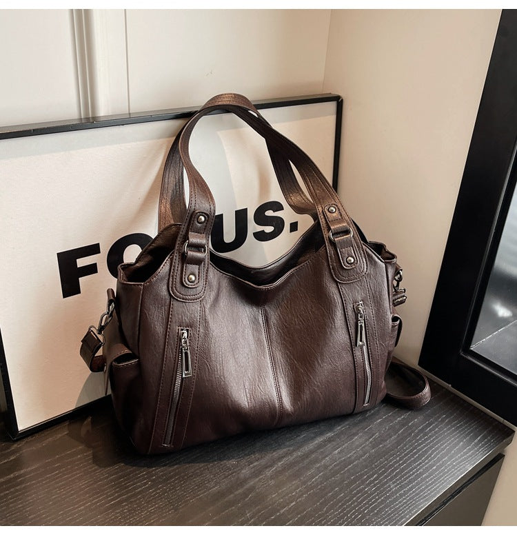 LuxeCarry™ - Leather Handbag