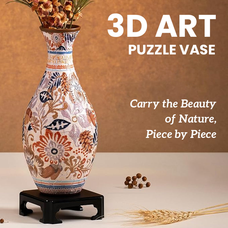 ✨3D Art Puzzle Vase 🌸 A Perfect Christmas Gift🎁
