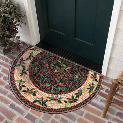💖Boho Style Semicircular Door Mat - Non Slip Soft Floor Carpet