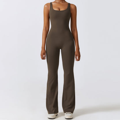 The AuraFlow Backless Jumpsuit - Full Freedom, Sculpted Silhouette + 50% OFF