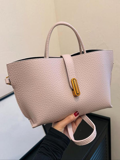 Women's Elegant Solid Color French Style Handbag