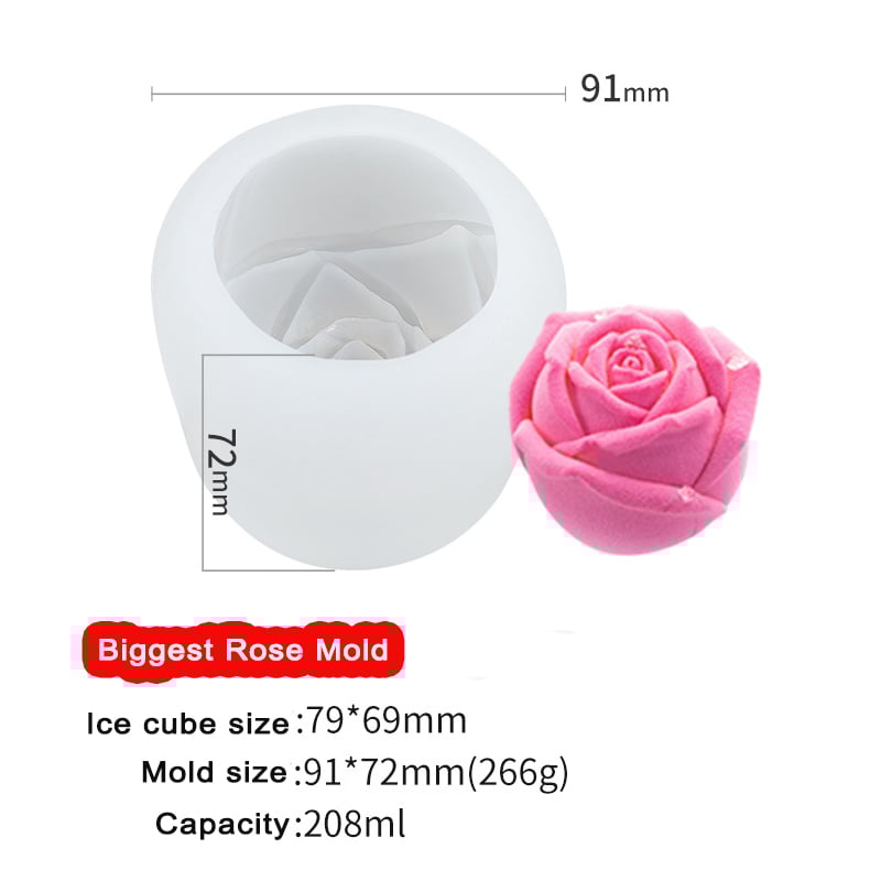 👍 Buy 2 Get 1 Free - Rose Shaped Ice Mold 🌹🧊