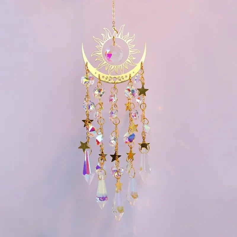 ⏰⌛✨ Crystal solar collector, indoor and outdoor decoration for windows, bedroom, patio and garden☪️