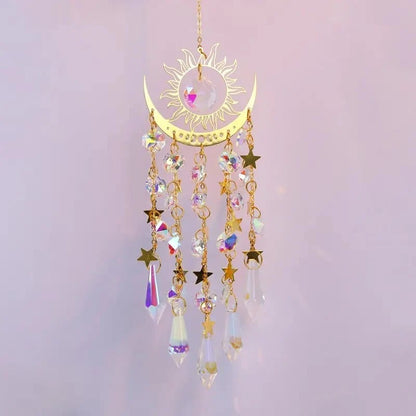 ⏰⌛✨ Crystal solar collector, indoor and outdoor decoration for windows, bedroom, patio and garden☪️