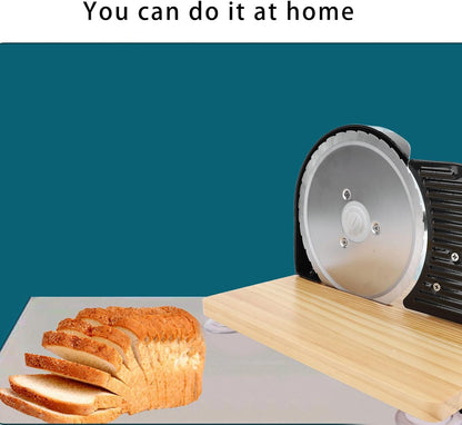 Classic manual bread slicer, 🍞thickness adjustable hand crank home bread slicer