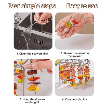 🥩Air Fryer Barbecue Grill Vertical Kebab Grill