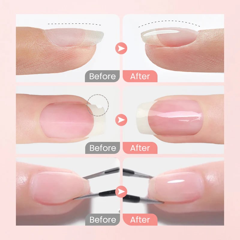 🎉Buy More Free More💅High-transparency 3-in-1 multi-purpose nail-builder Gel.