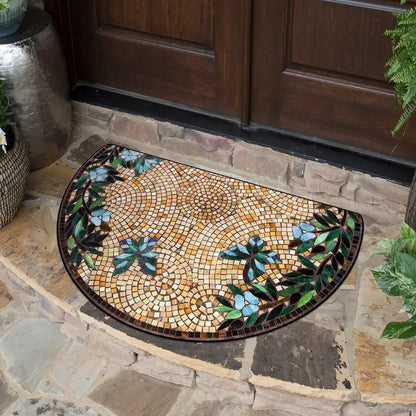 💖Boho Style Semicircular Door Mat - Non Slip Soft Floor Carpet