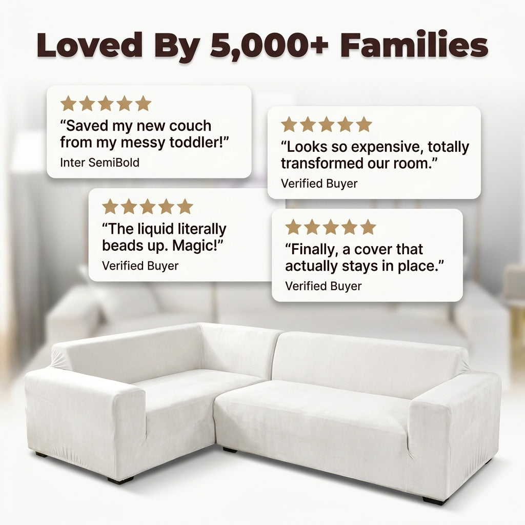 Premium Universal Sofa Cover - Complete Stain Protection