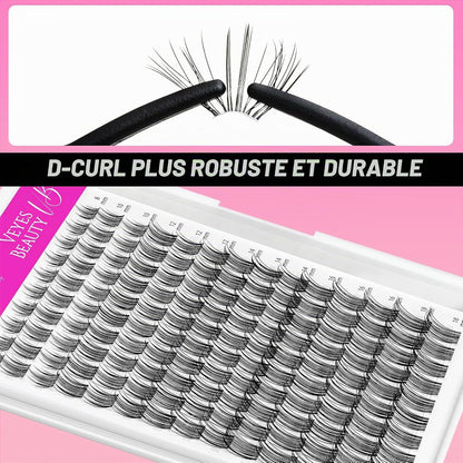 Eye-Catching Series Individual Cluster False Eyelashes 8-18mm