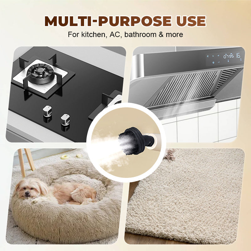 Virella SteamPro — Portable High-Temperature Steam Cleaner with Multi Brushes