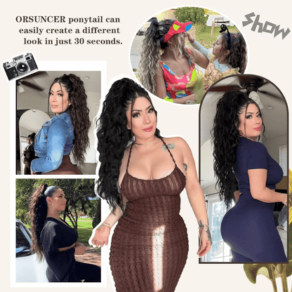 The Allure Me Ponytail - Salon-Quality Volume in Seconds +50%  OFF