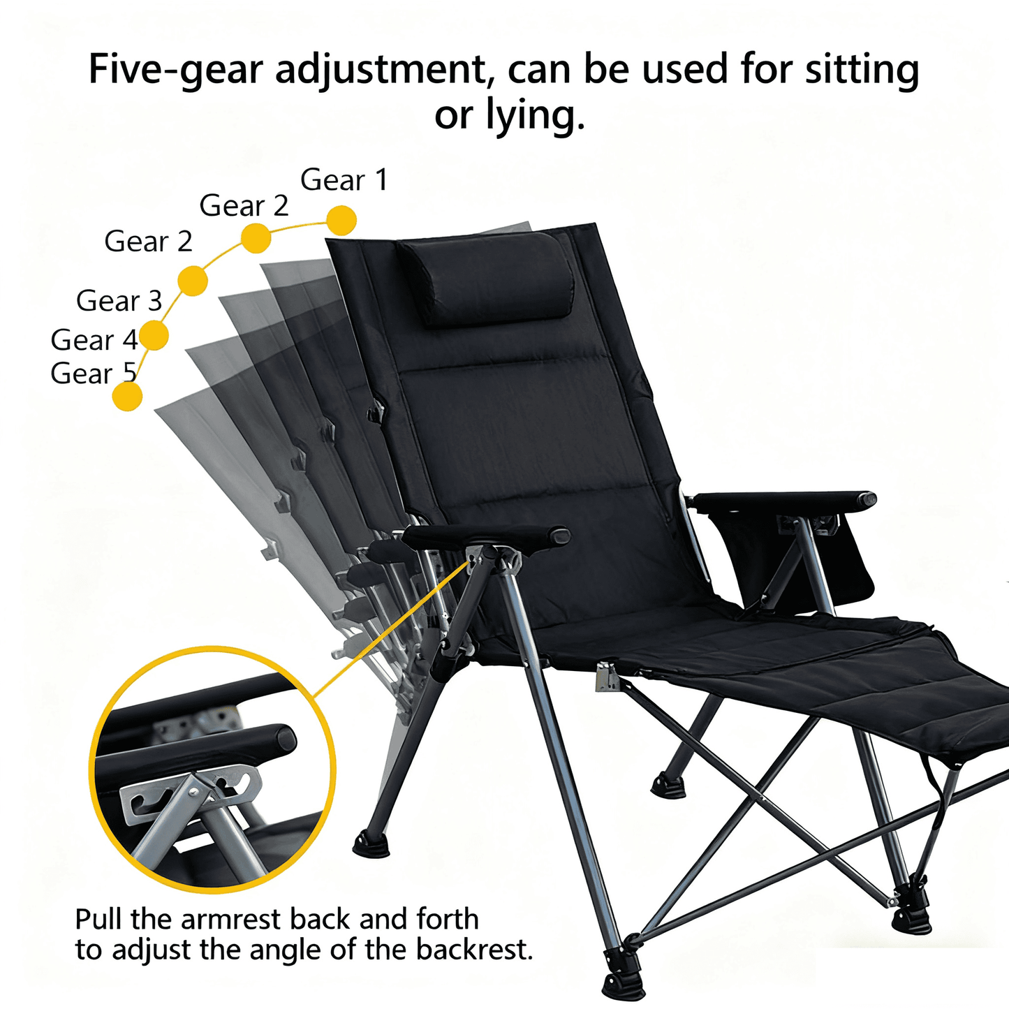 Outdoor Folding Recliner Chair