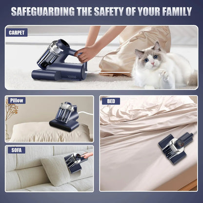Teant Mattress Vacuum Cleaner with UV-C, HEPA Filter & 16,000Pa Suction