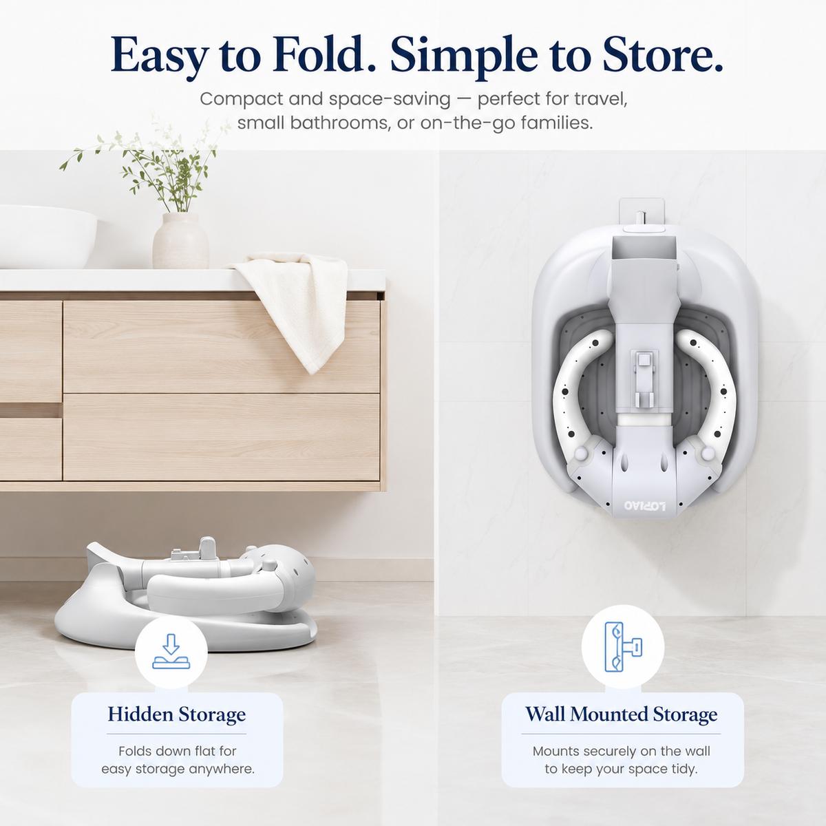 Baby Standing Bath Support Rack