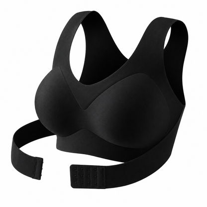 Seamless Cross-Back Support Bralette