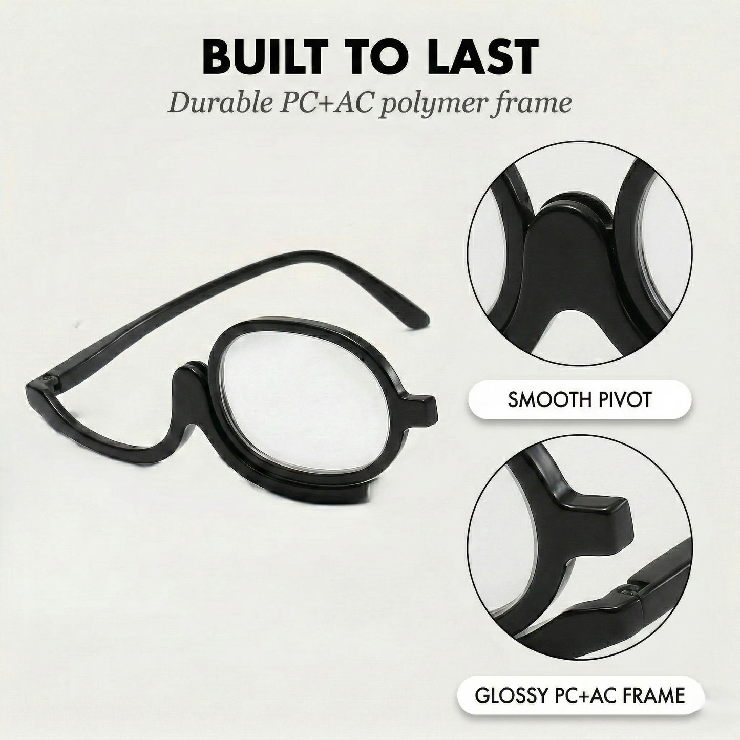 Viera™ – Rotating Magnifying Makeup Glasses for Flawless Application +50% OFF
