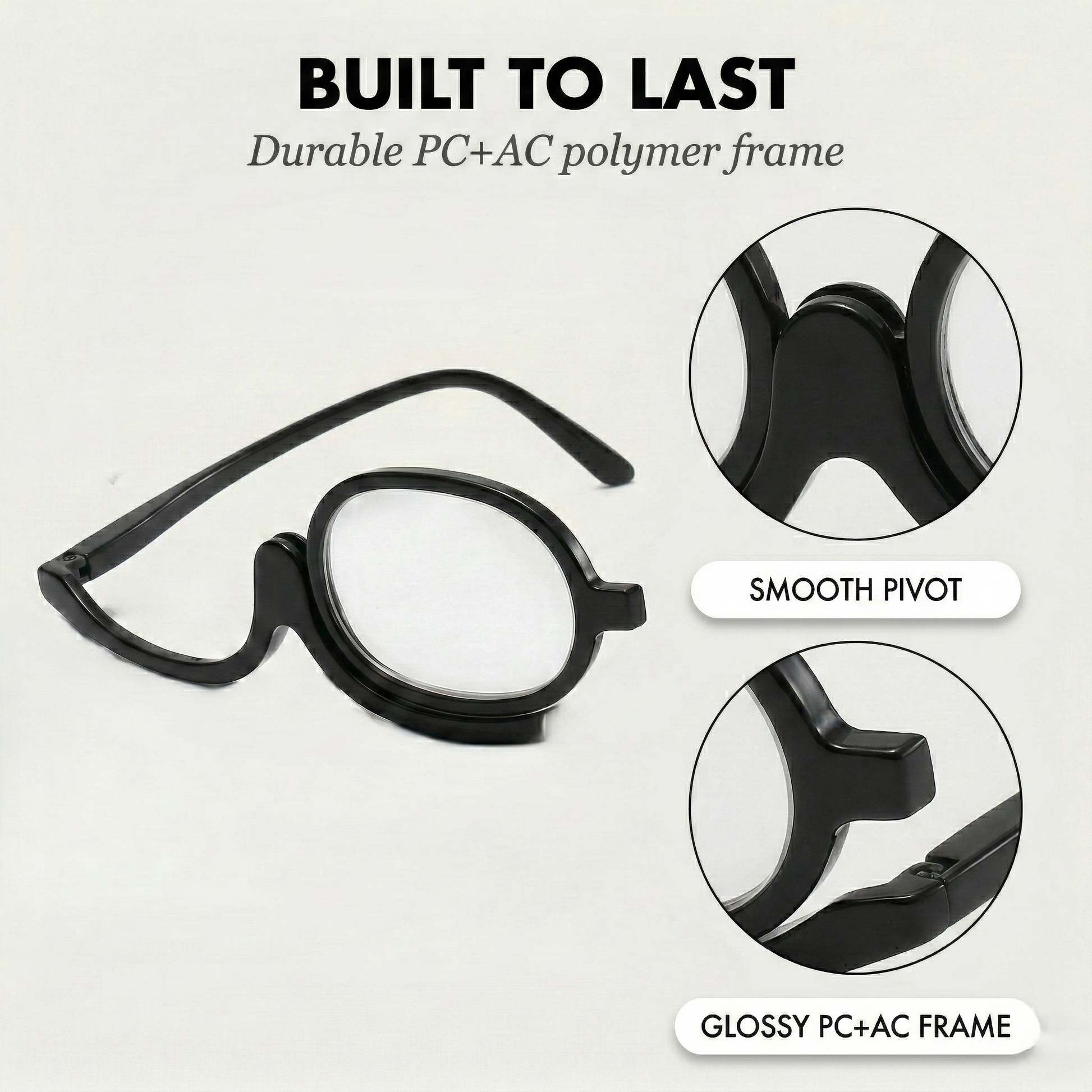 Viera™ – Rotating Magnifying Makeup Glasses for Flawless Application +50% OFF