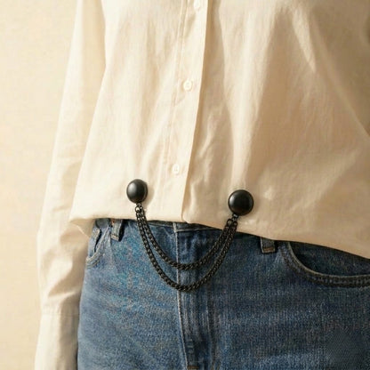 Cinchelle™ – Magnetic Clothing Clips with Double Chain Accent + 50% OFF