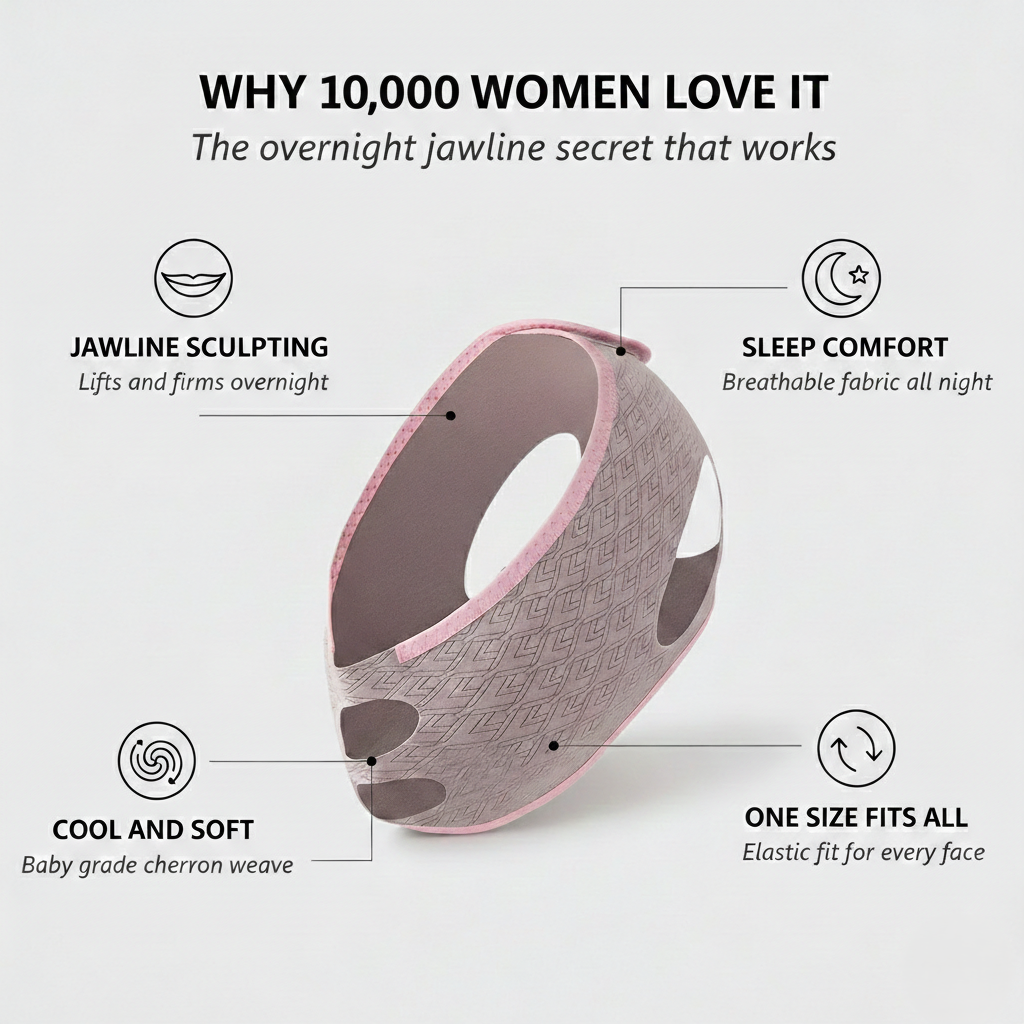 Rosalift™ – 3D Sculpting V-Line Face Lifting Sleep Mask + 50% OFF