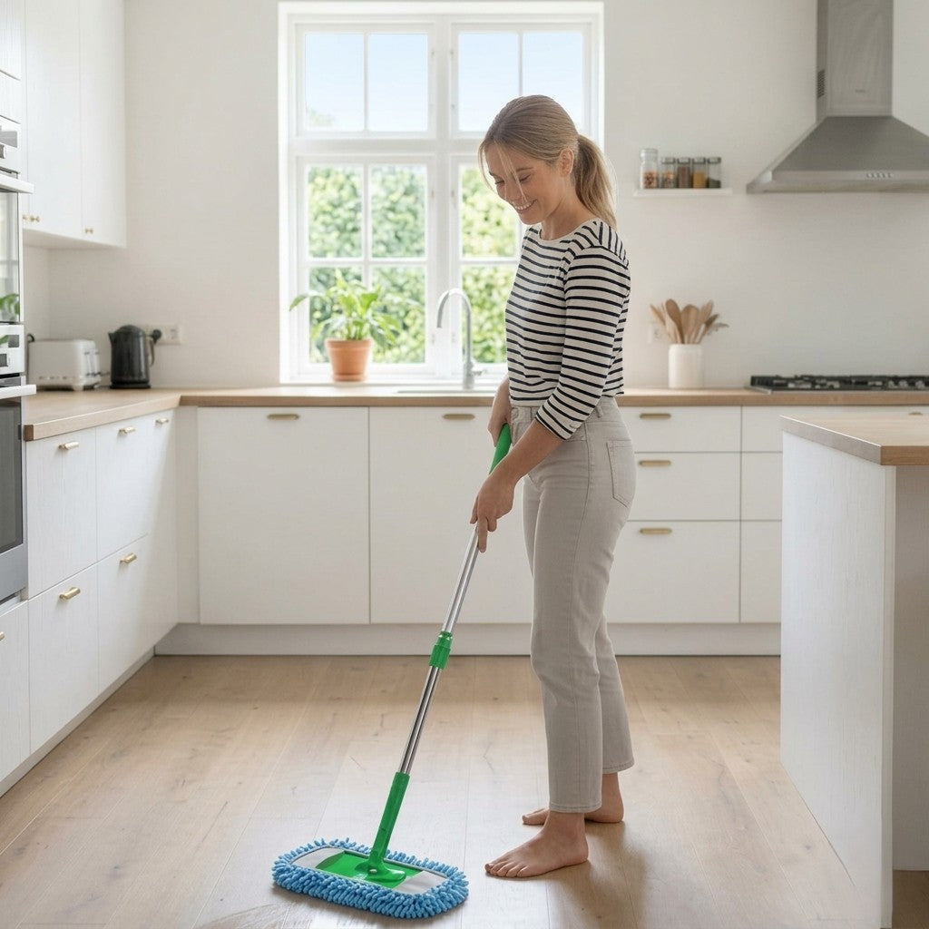 Gripwell™ – Reusable Chenille Microfiber Mop Pads for Swiffer Sweeper + Buy 2 Get 2 FREE