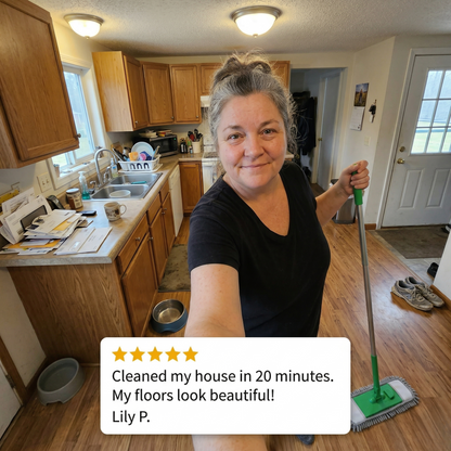 Gripwell™ – Reusable Chenille Microfiber Mop Pads for Swiffer Sweeper + Buy 2 Get 2 FREE