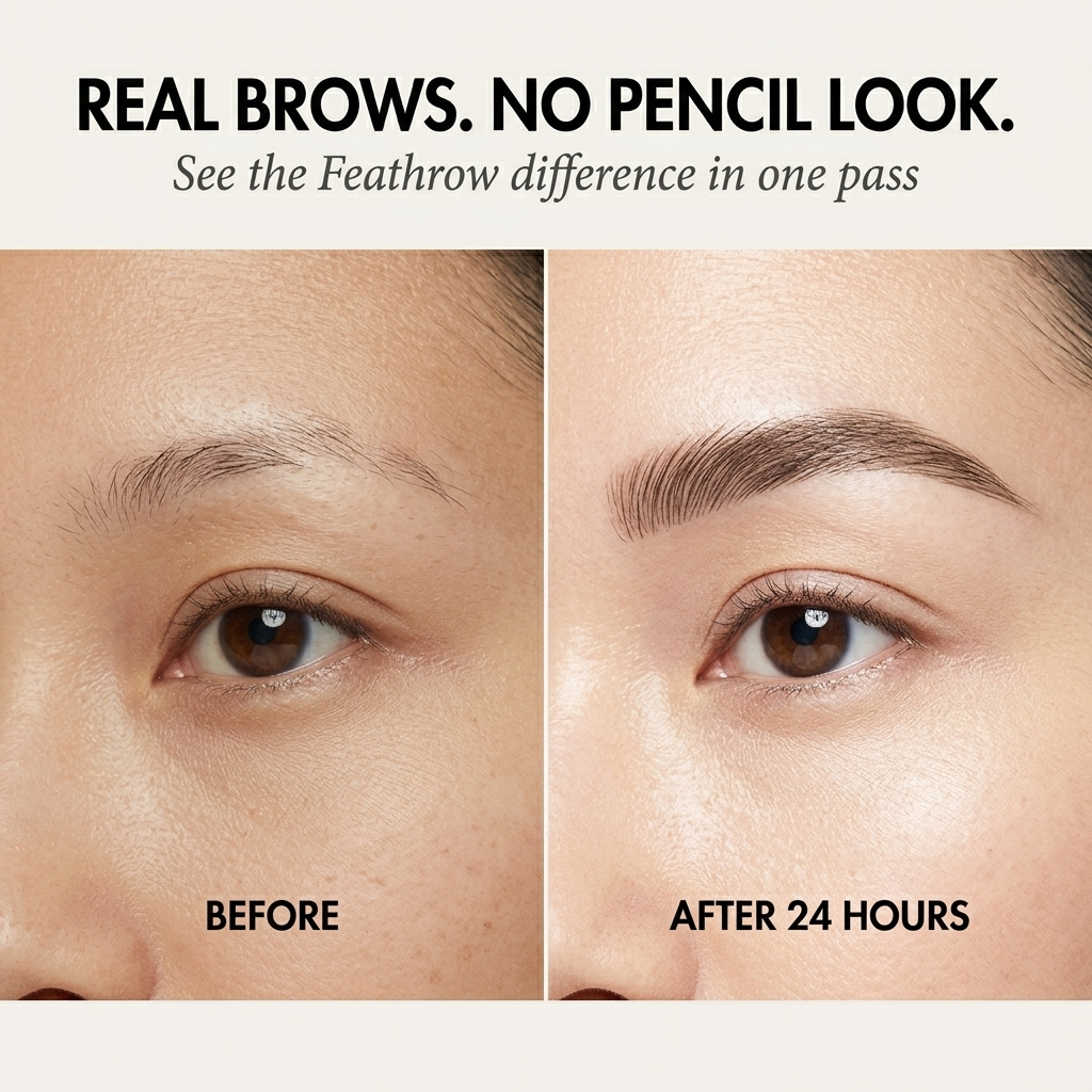 Maviglow™ – 4-Tip Micro-Fork Waterproof Eyebrow Pencil for Natural Hair-Like Strokes 