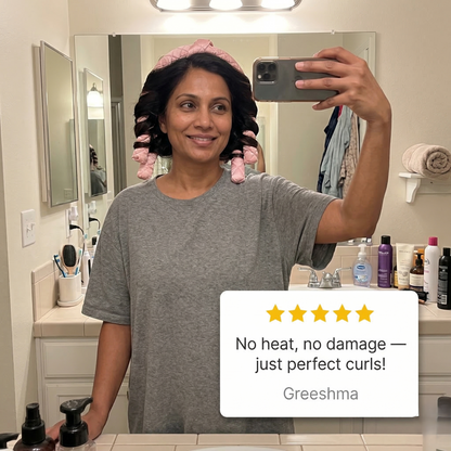 Velura™ – Heatless Overnight Curl Set | No Damage Soft Waves +50% OFF