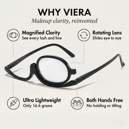 Viera™ – Rotating Magnifying Makeup Glasses for Flawless Application +50% OFF