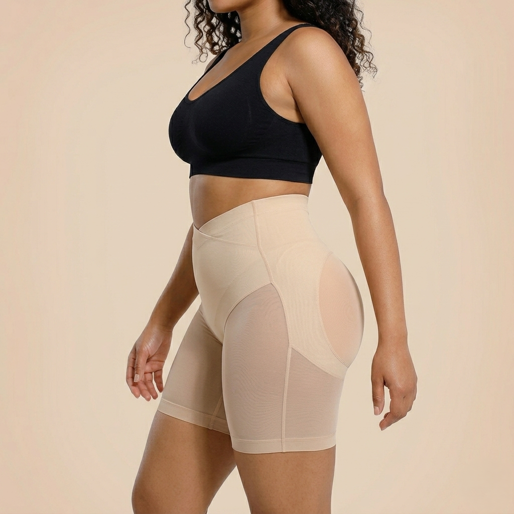Contourelle™ – High-Waisted Seamless Sculpting Shorts with Butt Lift +50% OFF