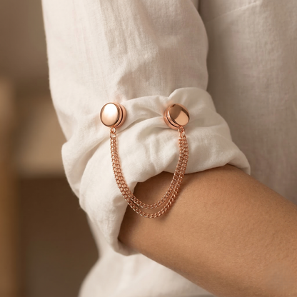 Cinchelle™ – Magnetic Clothing Clips with Double Chain Accent + 50% OFF