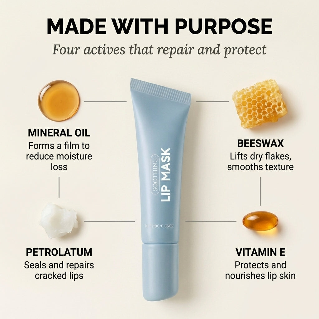 Lumelle™ – Soothing Lip Mask for Dry, Cracked & Flaky Lips + 1+1 FREE