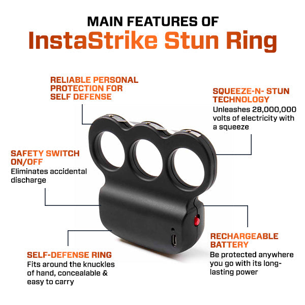 Insta Strike Extreme 28,000,000 Suptruck Knuckle Stun Ring