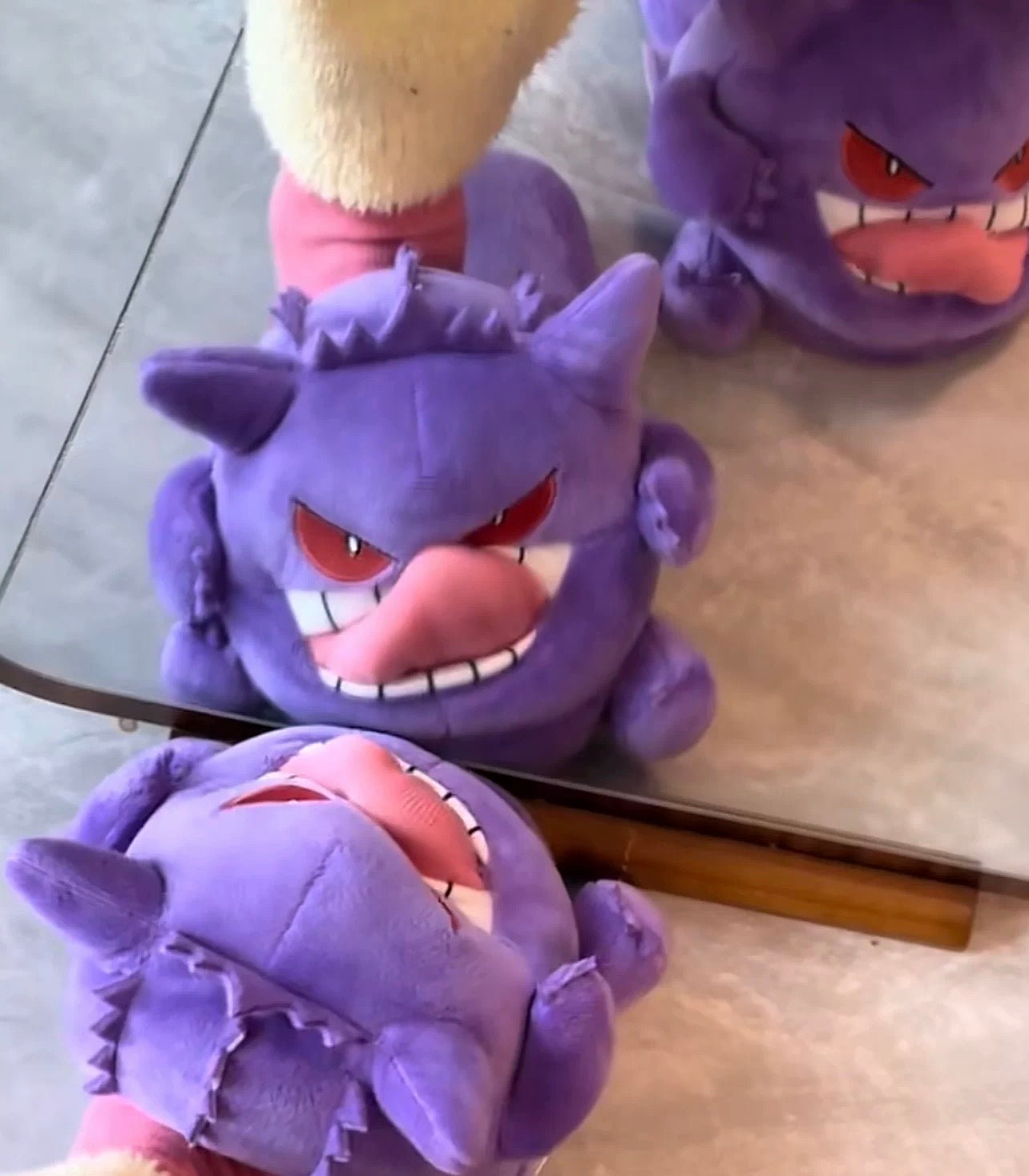 Gengar Plush Slippers - Cozy Pokemon Character House Shoes for Adults