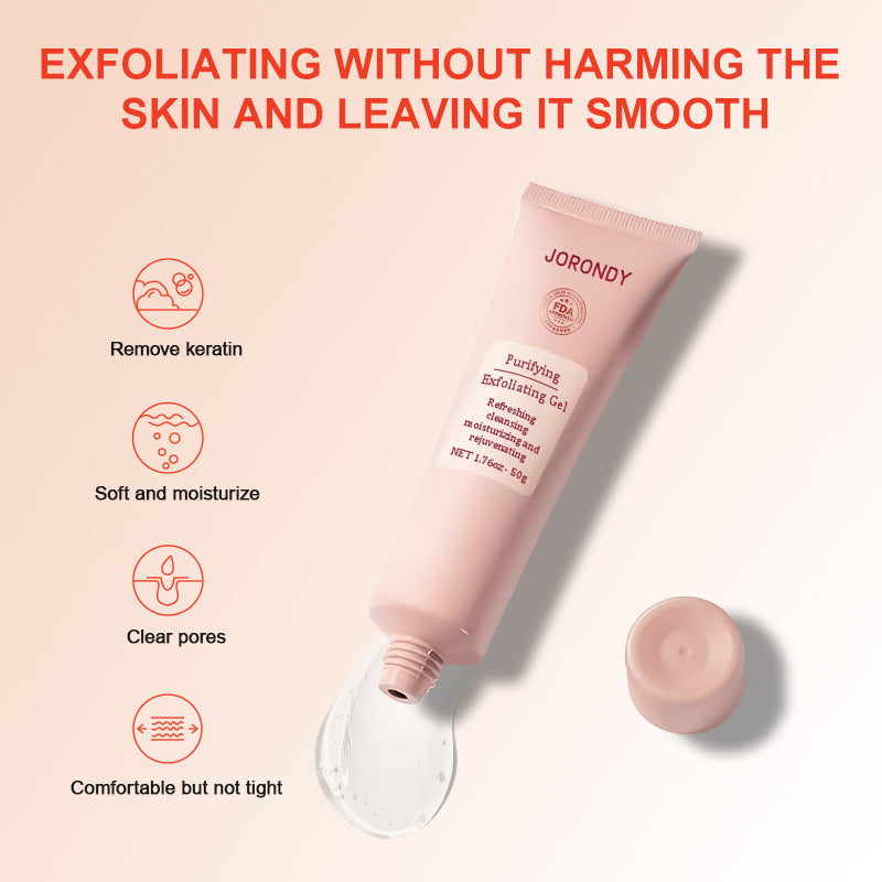 Purifying Exfoliating Gel for Acanthosis Nigricans, Exfoliation, Dark Spots, Skin Tags, and Eczema